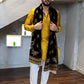 Mustard Yellow Silk Kurta Pajama