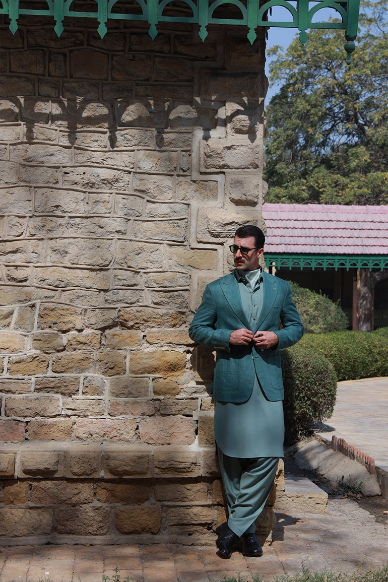 MINT GREEN BOSKY SHALWAR KAMEEZ