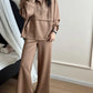 Lyla Modal Blend Suit Chocolate