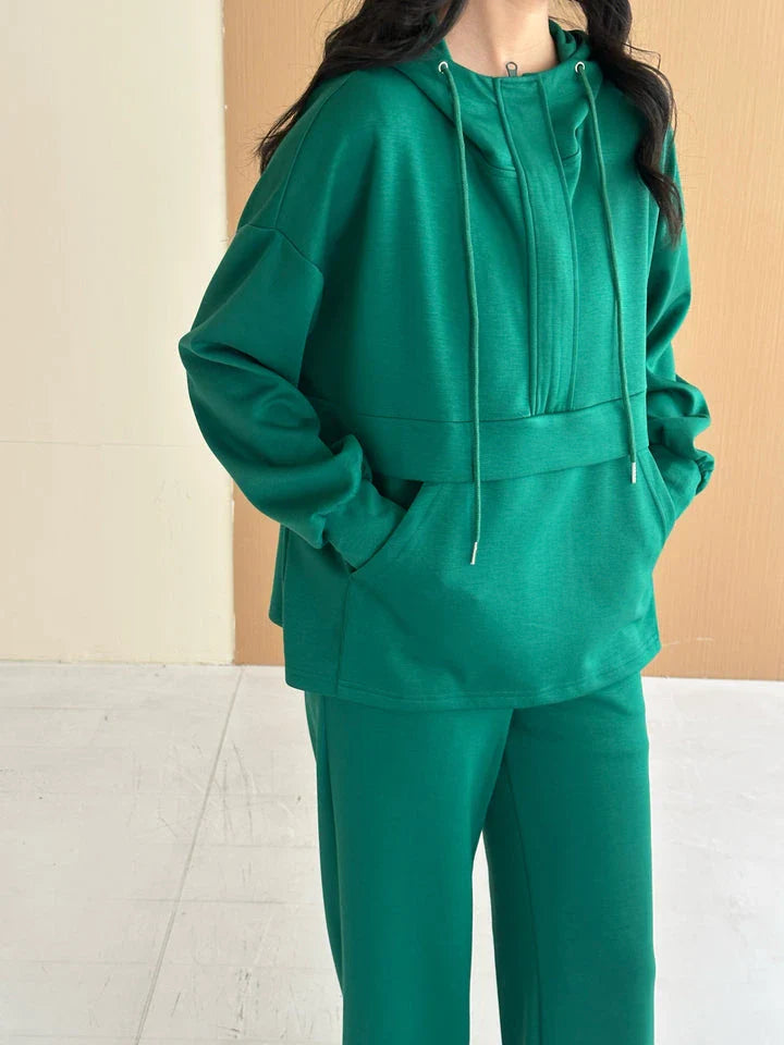 Lyla Modal Blend Suit Green