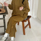 Lyla Modal Blend Suit Dark Olive