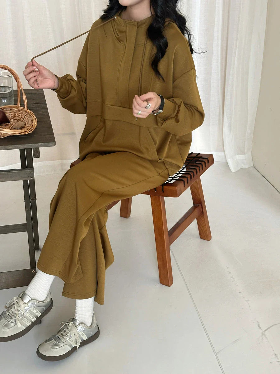 Lyla Modal Blend Suit Dark Olive