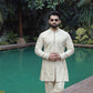 -SAAHIB- BEIGE KURTA PAJAMA