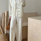 Tina White Detail Three Piece Knit Suit