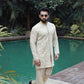 -SAAHIB- BEIGE KURTA PAJAMA
