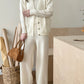 Tina White Detail Three Piece Knit Suit