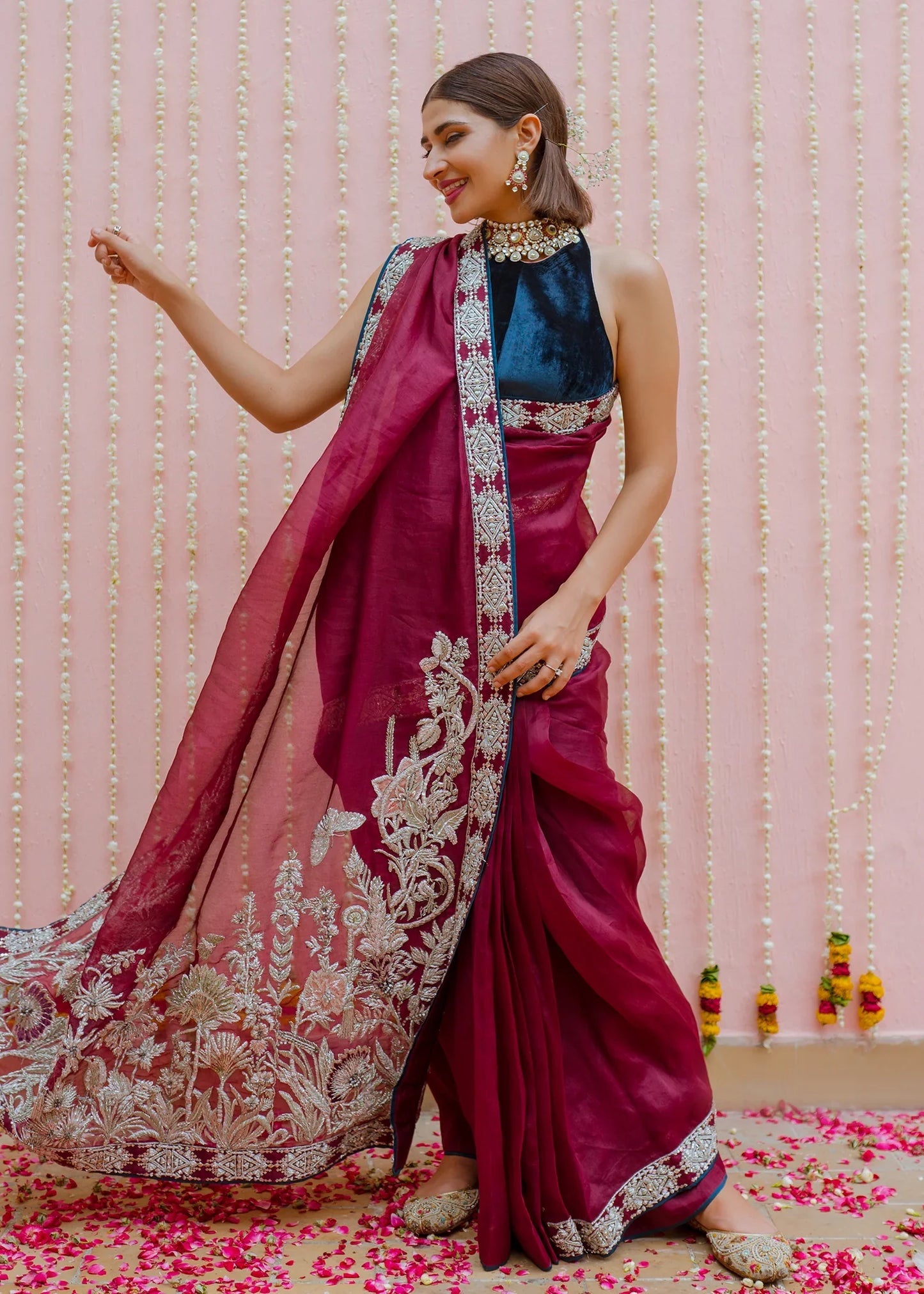 Saree '25 - Celestial Teal
