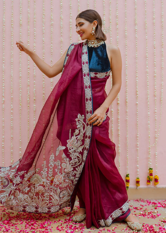 Saree '25 - Celestial Teal