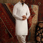 WHITE EGYPTIAN COTTON SHALWAR KAMEEZ