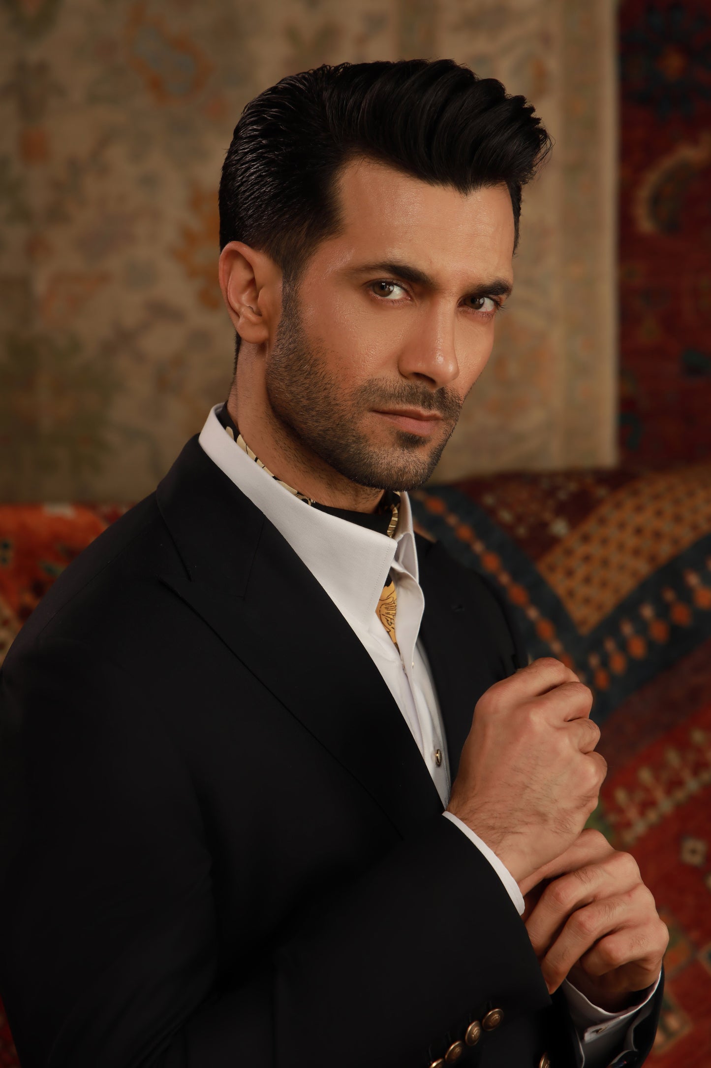 WHITE EGYPTIAN COTTON SHALWAR KAMEEZ