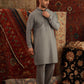 LIGHT GREY SELF WASH N WEAR KURTA PAJAMA