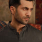 CHARCOAL GREY SELF WASH N WEAR KURTA PAJAMA