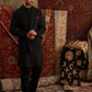 BLACK LINEN KURTA PAJAMA