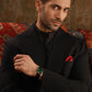 BLACK LINEN KURTA PAJAMA