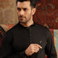 BLACK STRETCHABLE KURTA PAJAMA