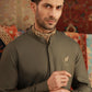 OLIVE GREEN WASH N WEAR SHALWAR QAMEEZ