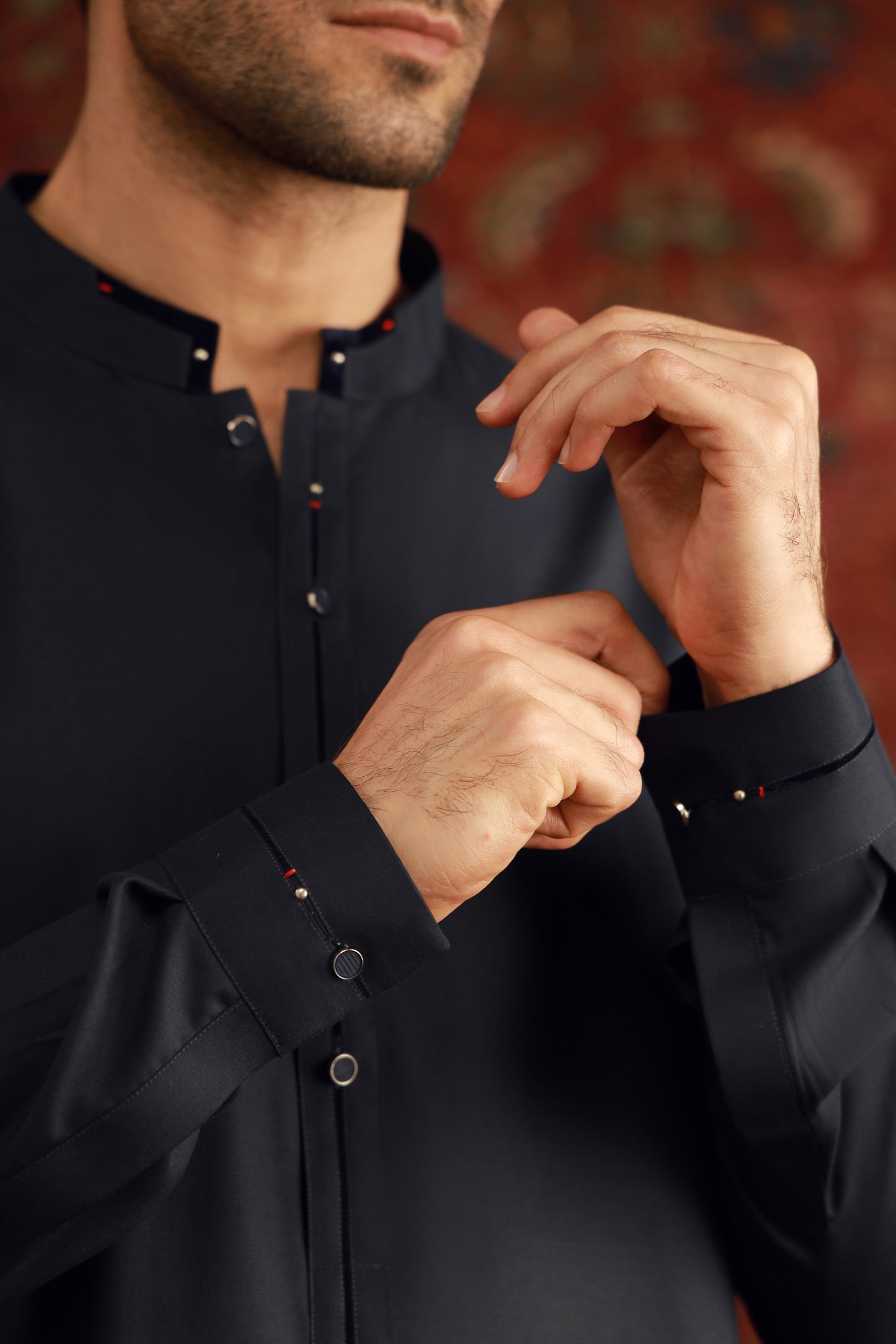 NAVY BLUE BOSKY SHALWAR KAMEEZ