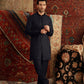 -XARTAJ- NAVY BLUE KURTA PAJAMA