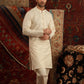-SHAHKAAR- BEIGE KURTA PAJAMA