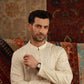 -SHAHKAAR- BEIGE KURTA PAJAMA