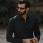 black wash n wear shalwar kameez