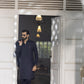 Navy Blue Wash N Wear Shalwar Kameez