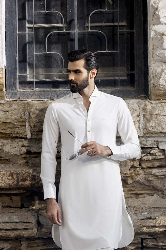 White wash n wear shalwar kameeez