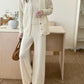 Tina White Detail Three Piece Knit Suit