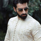 -SAAHIB- BEIGE KURTA PAJAMA