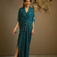 Kaftans - Kf-15222-Teal