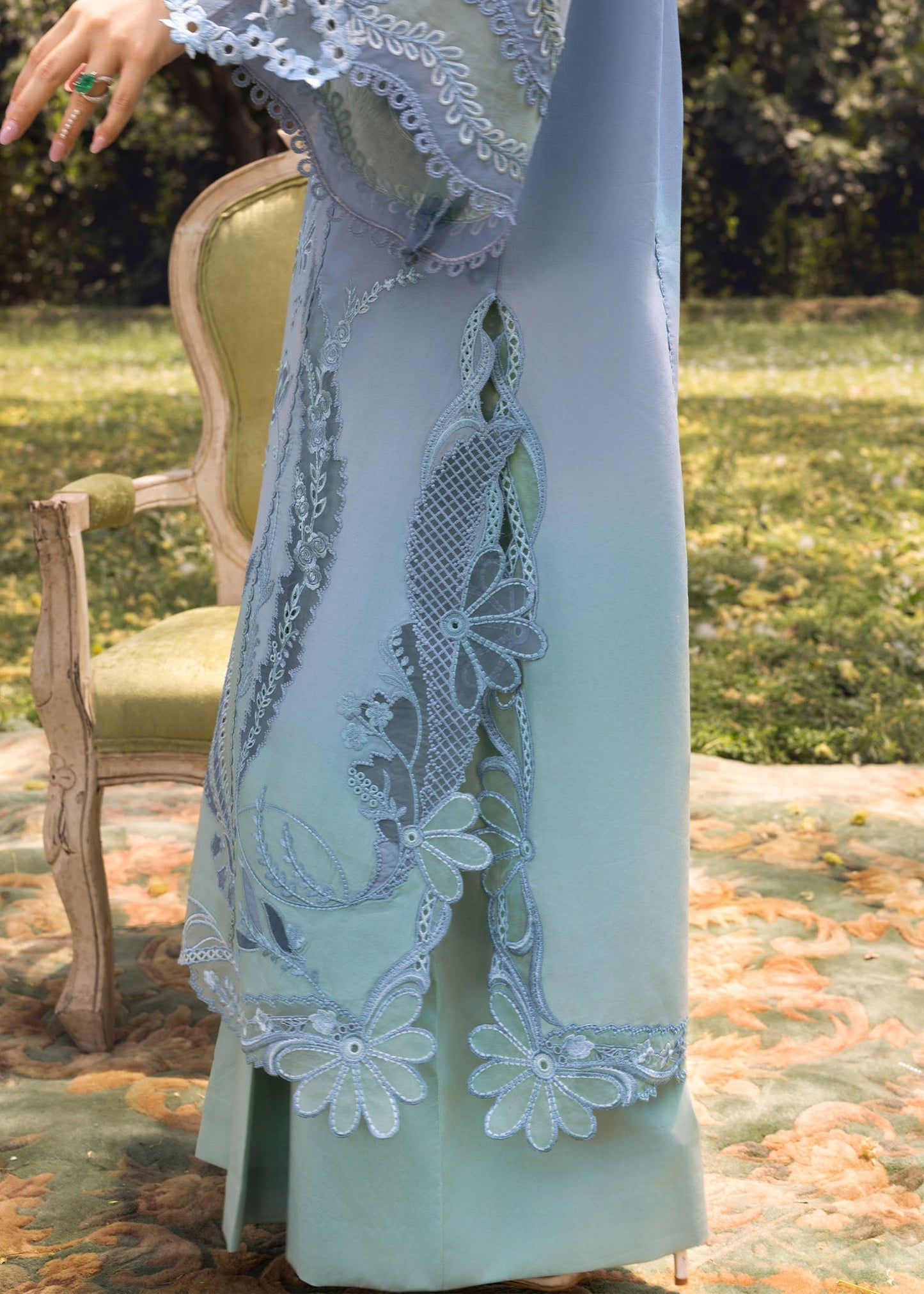 Tasawar Luxe Lawn '25 - ALL THINGS OMBRE - D1 A