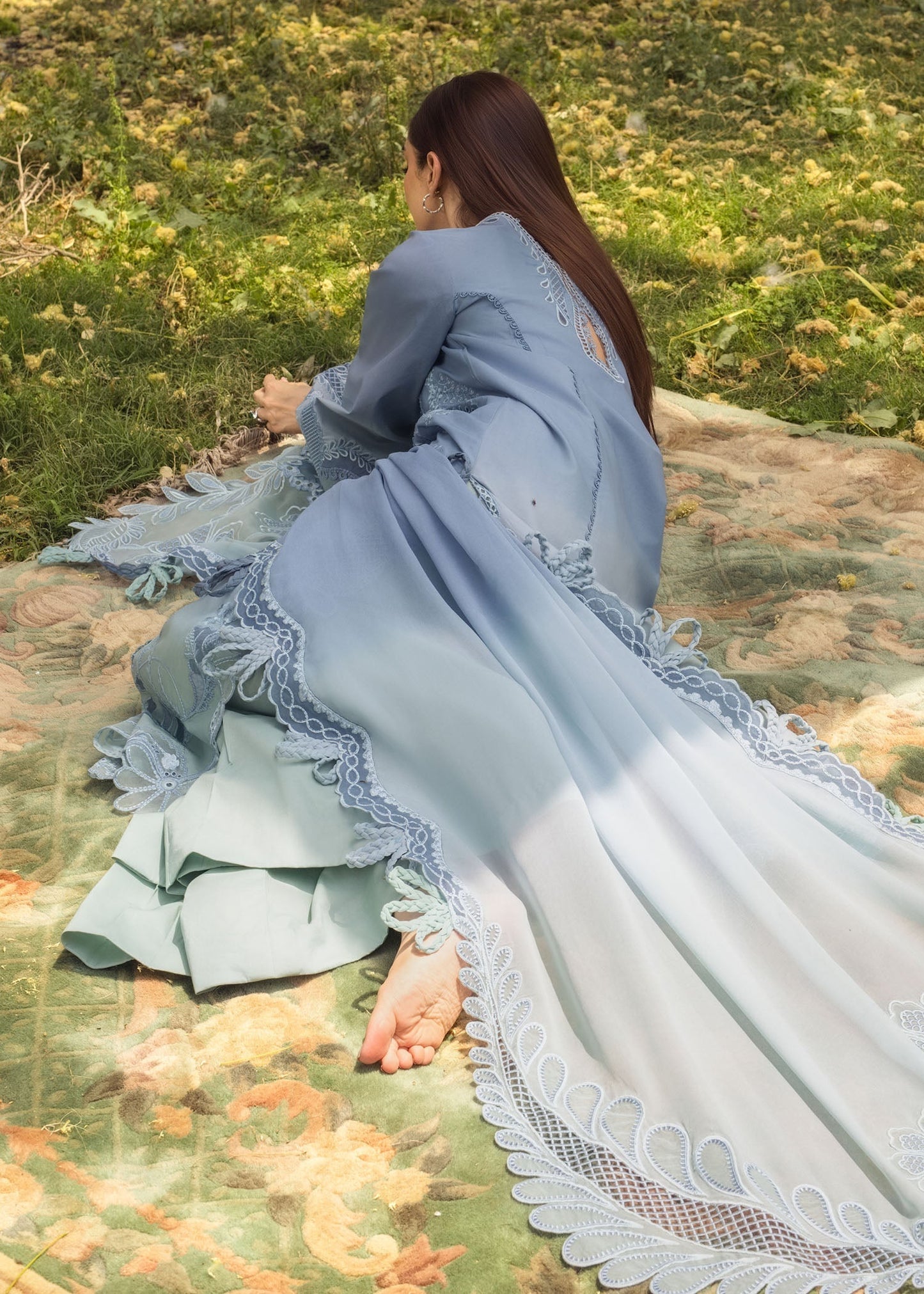 Tasawar Luxe Lawn '25 - ALL THINGS OMBRE - D1 A