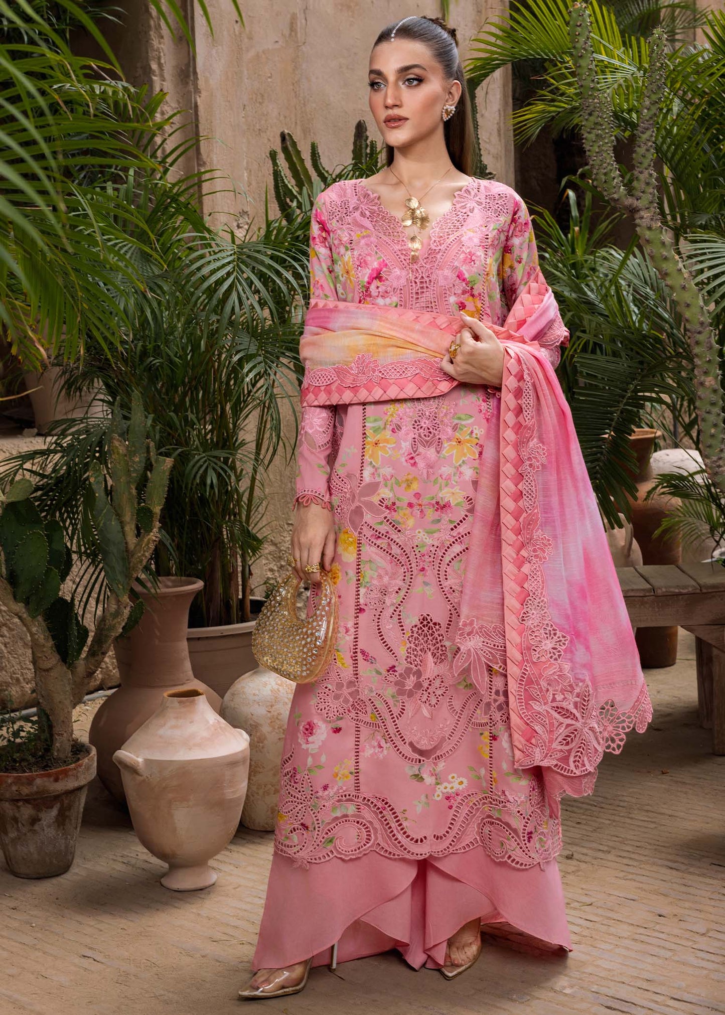 Tasawar Luxe Lawn '25 - PETALS AND PROMISES - D2A