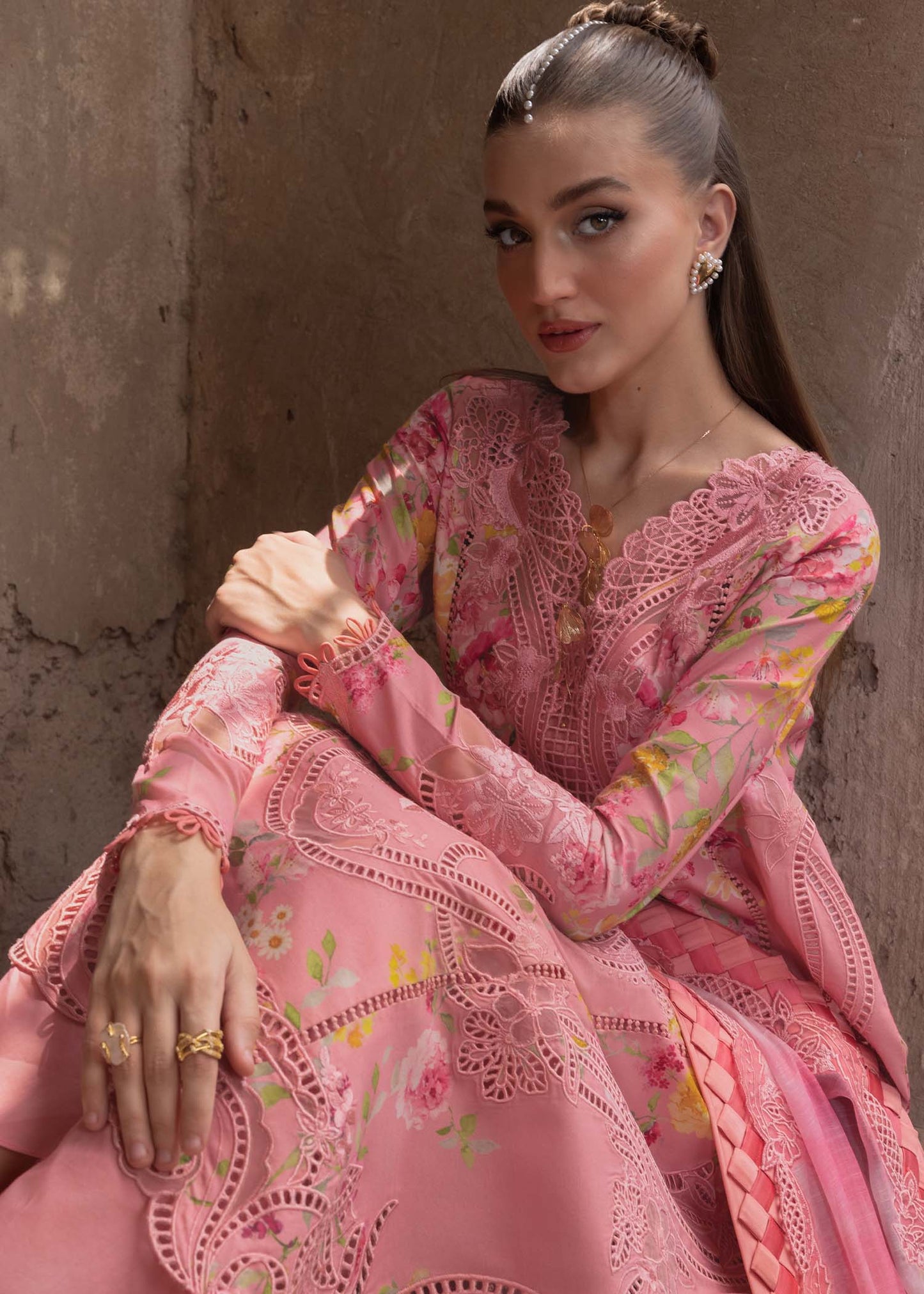Tasawar Luxe Lawn '25 - PETALS AND PROMISES - D2A
