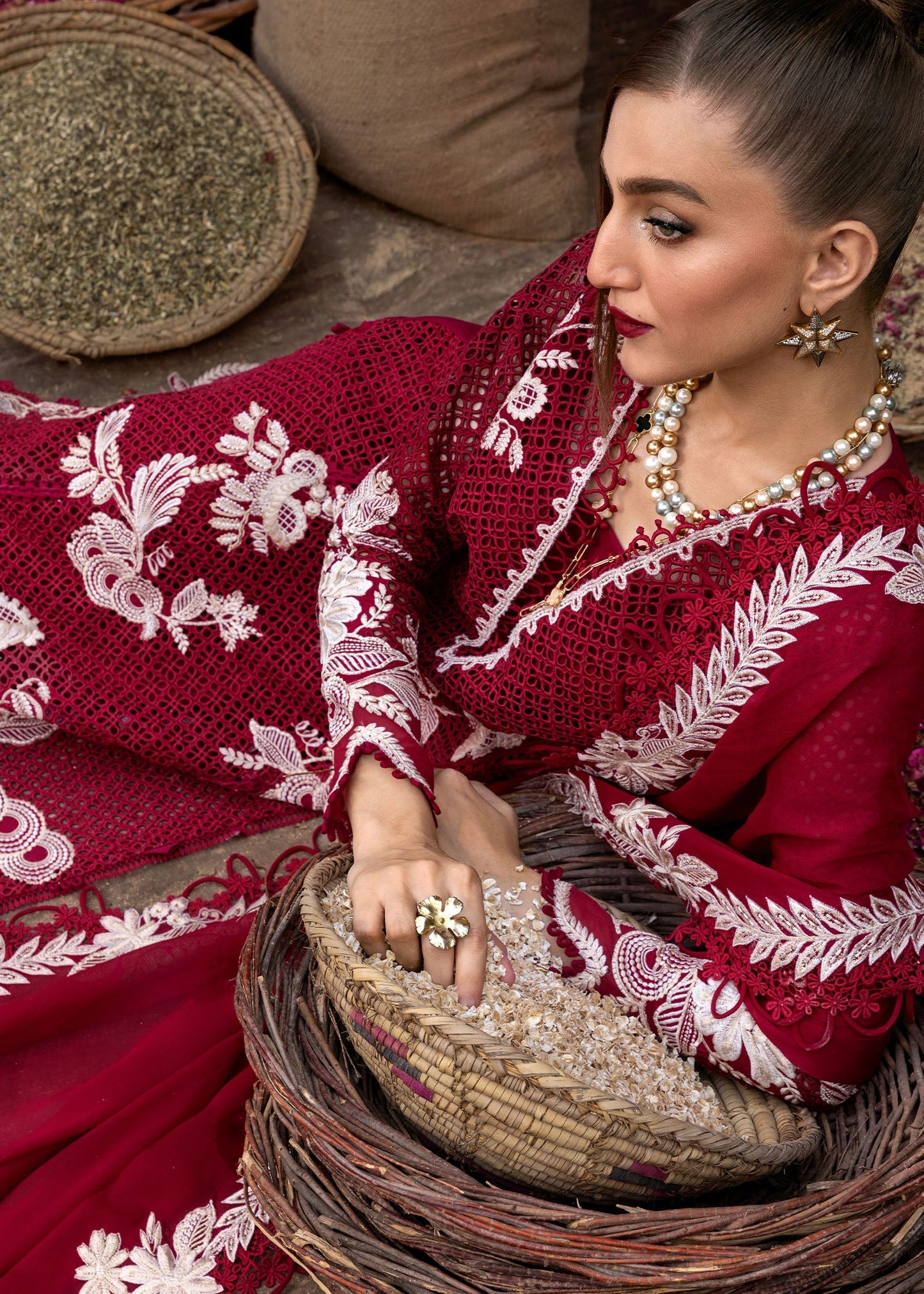 Tasawar Luxe Lawn '25 - ONE TRUE LOVE - D6A