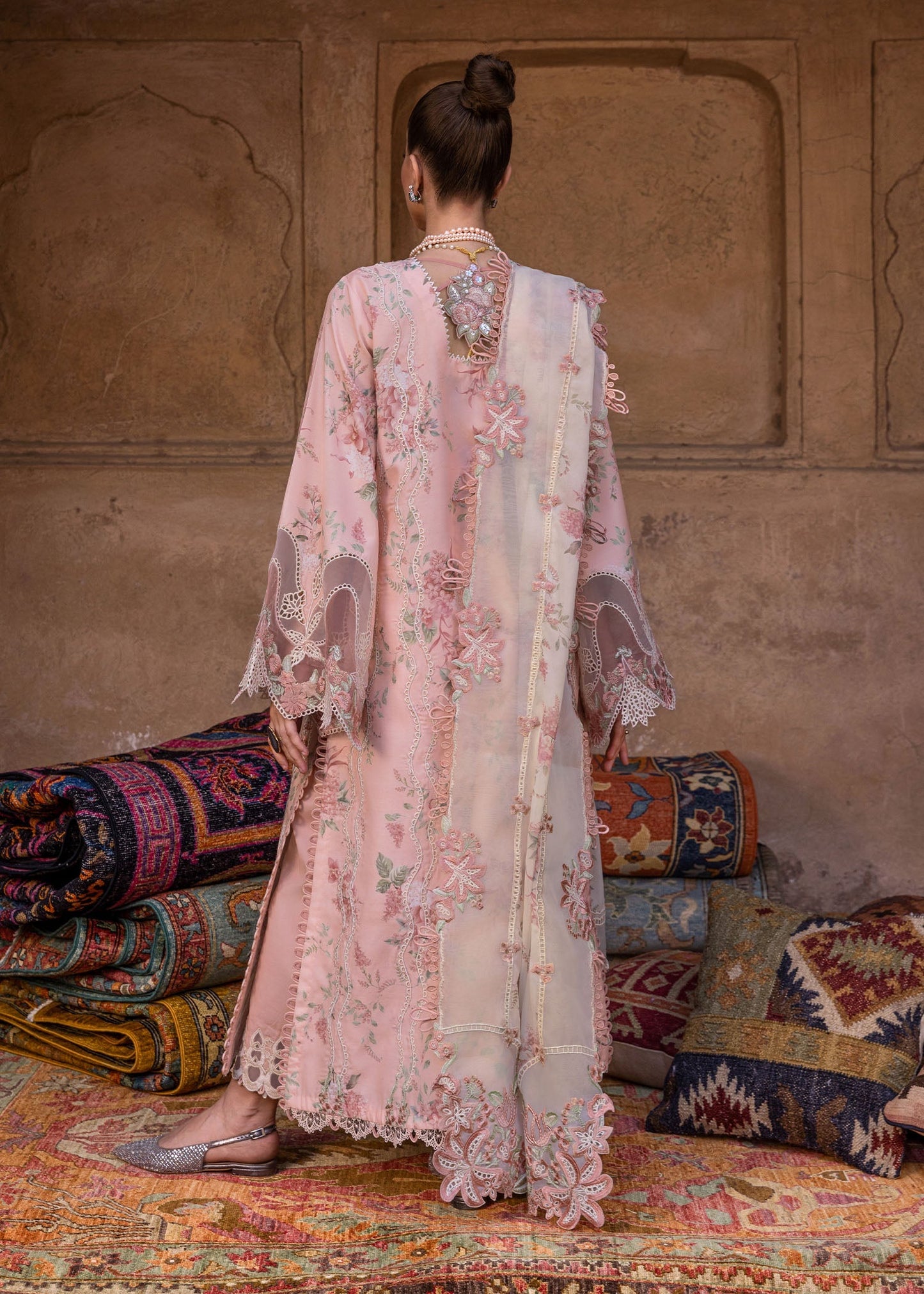 Tasawar Luxe Lawn '25 - LAVENDER FALL - D5A