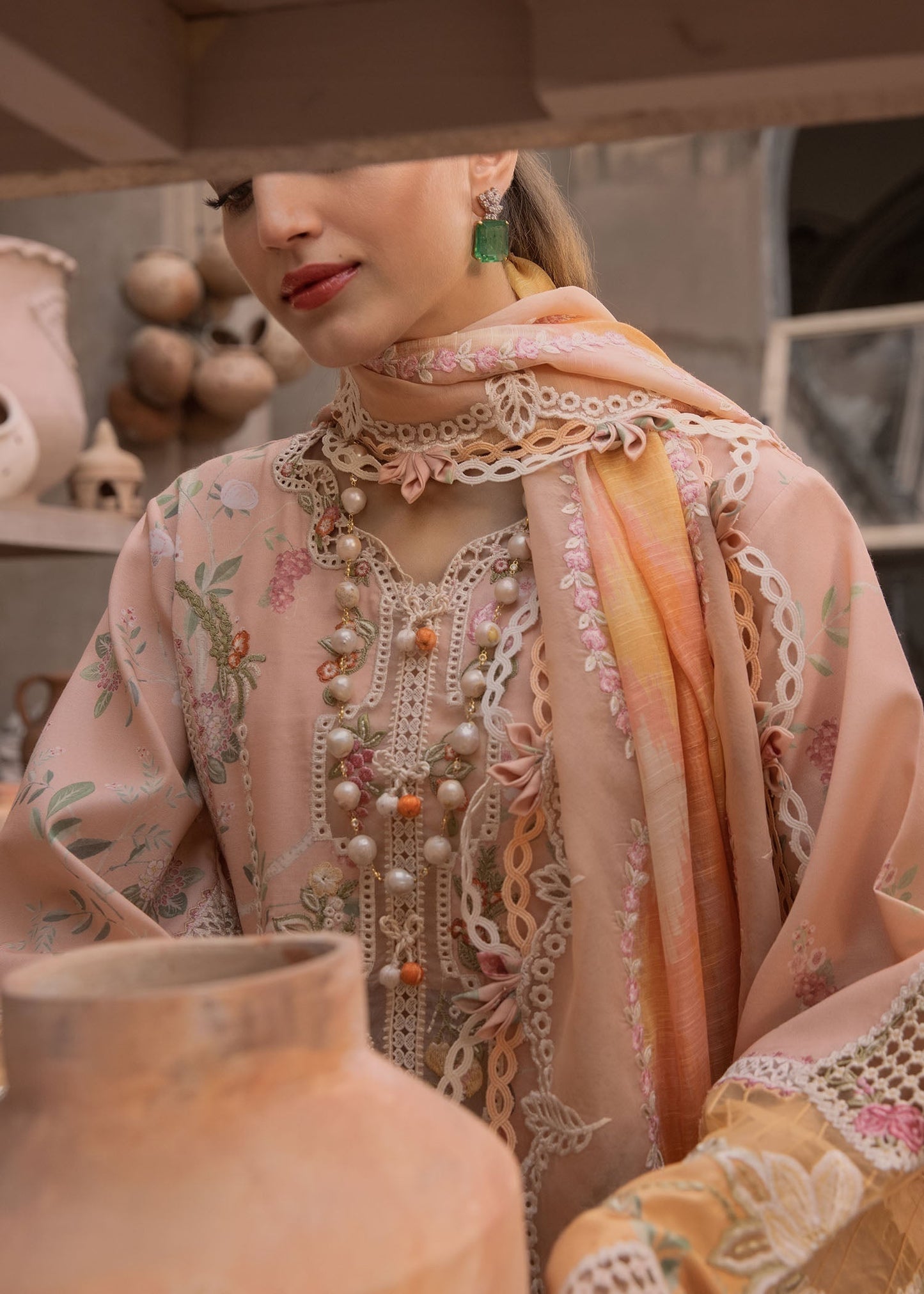 Tasawar Luxe Lawn '25 - BONJOUR AND BLOOM - D4B