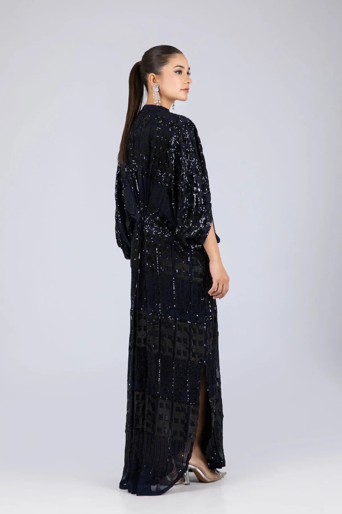 Kaftans - Kf-16065-Navyblue