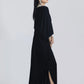 Kaftans - Kf-15399-Black