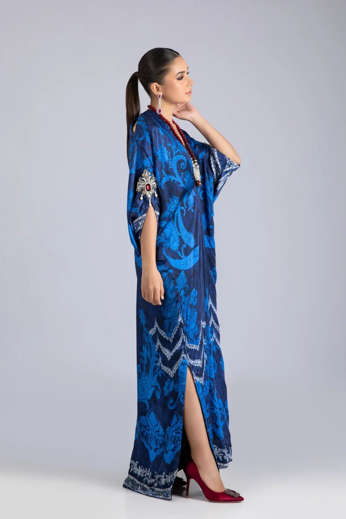 Kaftans - Kf-15618-Blue