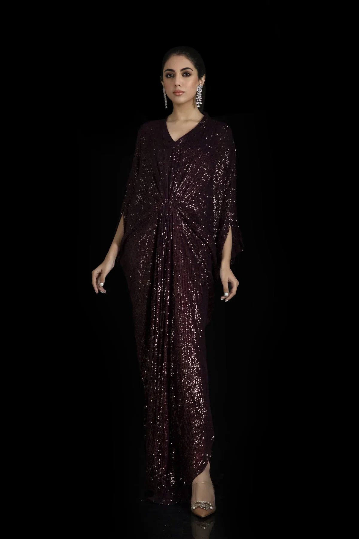Kaftans - Kf-15227-Wine