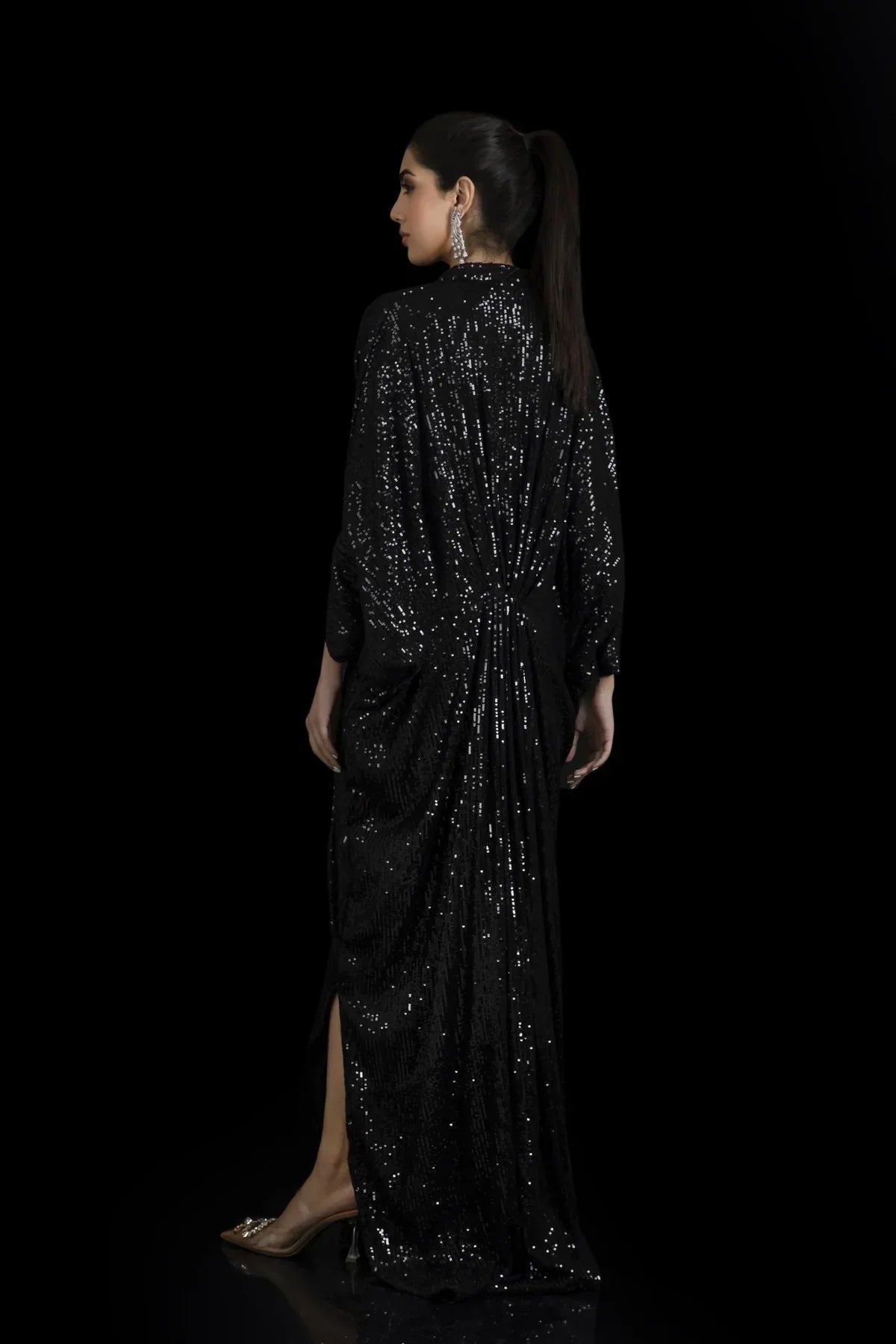 Kaftans - Kf-15227-Black