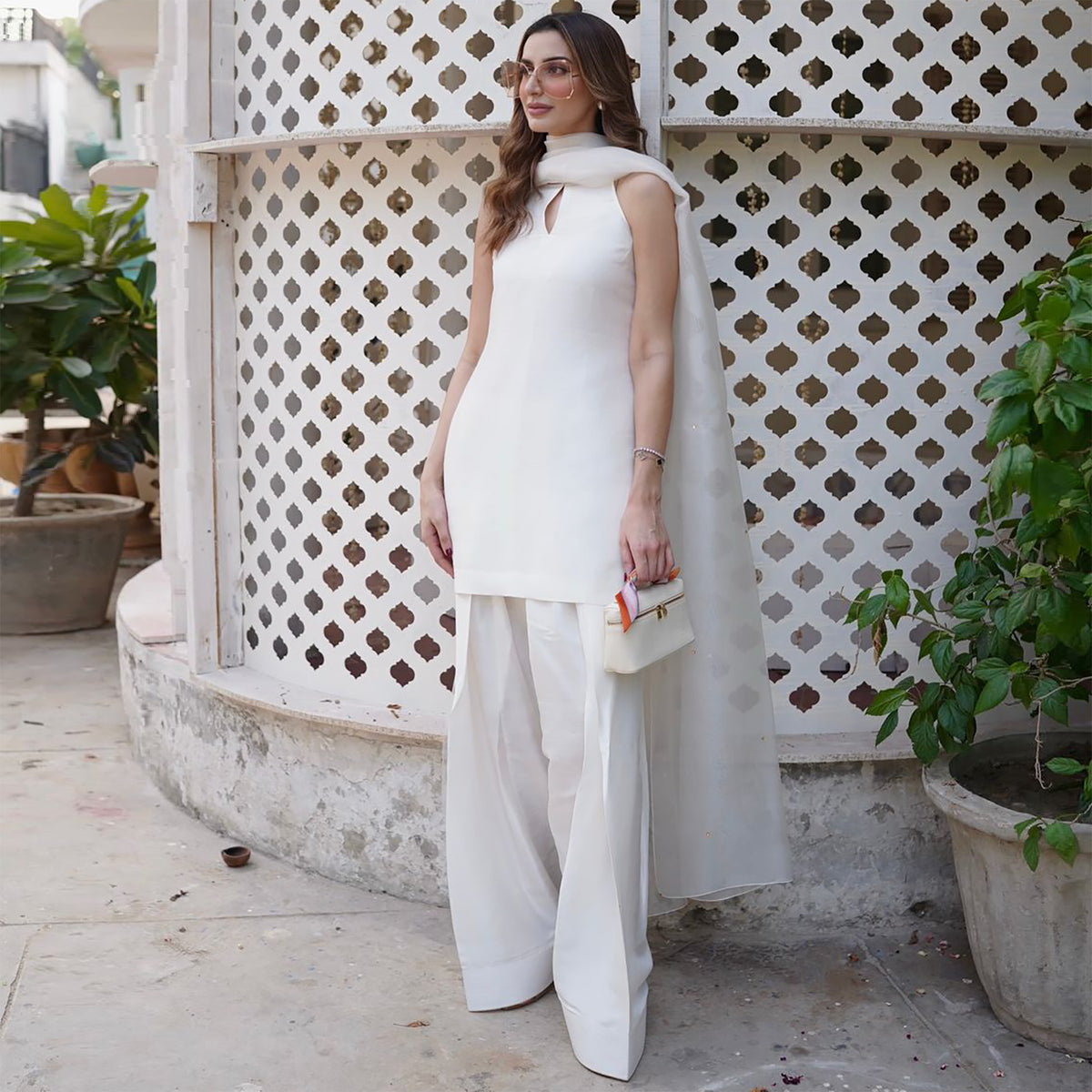 Personalised '25 - Zehra Malik In White Whisper Of Luxury