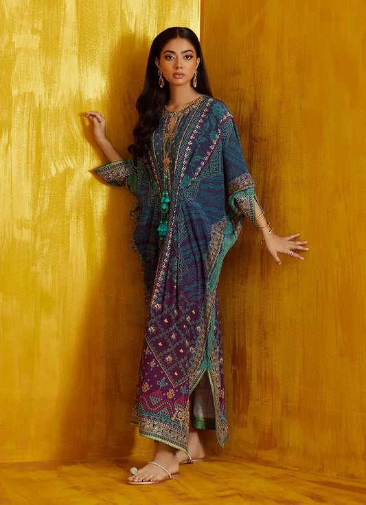 Mayna Festive Prints '25 - Peridot Ombre Kaftan