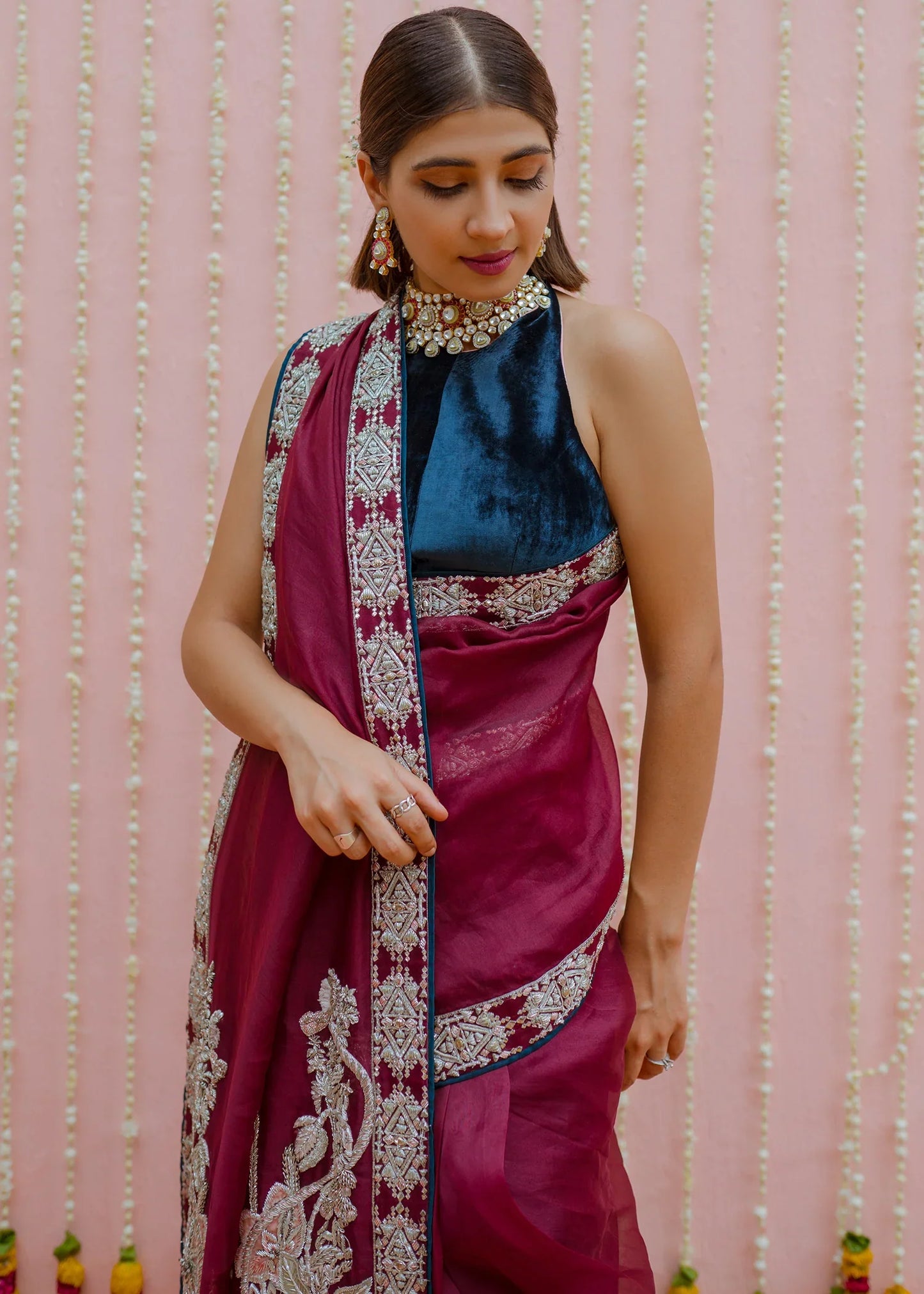 Saree '25 - Celestial Teal