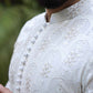 -SHAHKAAR- WHITE & GOLD KURTA PAJAMA