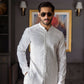 -SAAHIB- WHITE KURTA PAJAMA