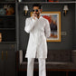 -SAAHIB- WHITE KURTA PAJAMA
