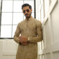 -SHAHKAAR- CHAMPAGNE KURTA PAJAMA