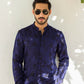 -SAAHIB- ELECTRIC BLUE KURTA PAJAMA